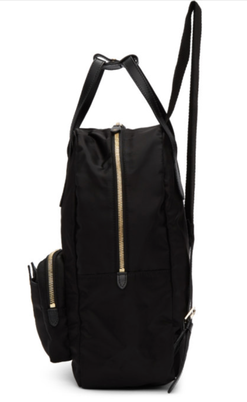 Charlotte Olympia Black Velvet Backpack
