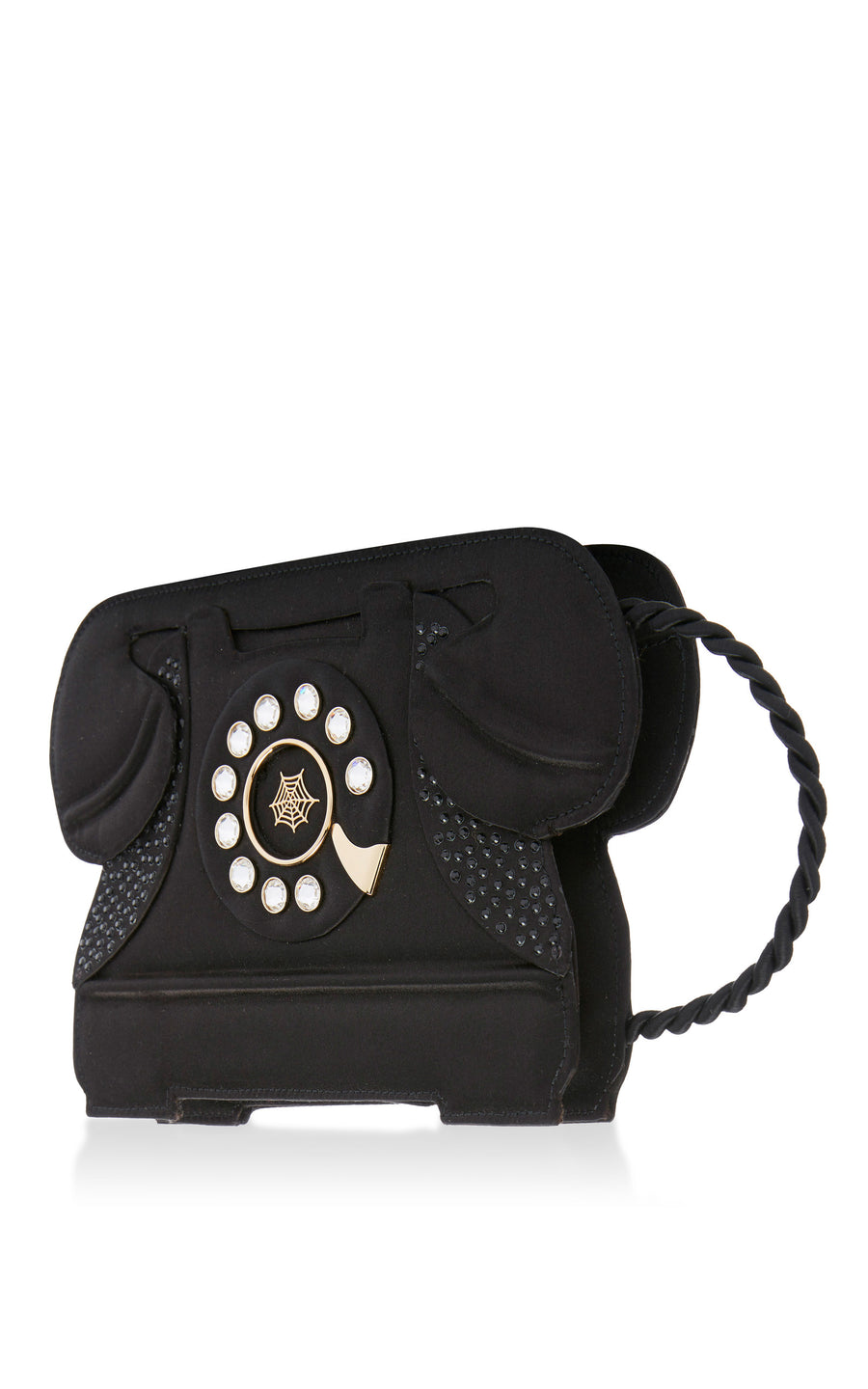 Charlotte Olympia “Dial to Accessorise” satin bag