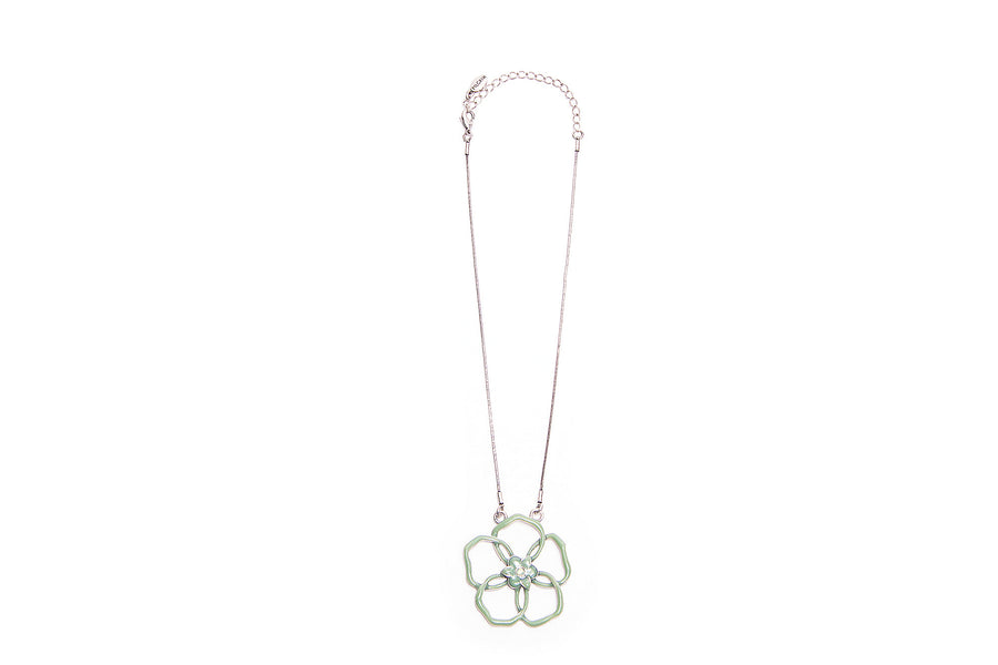 Capri Simple Necklace in Mint