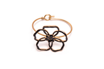 Capri Black Flower Band