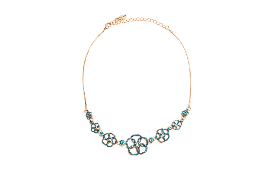 Capri Meld in Blue with crystals