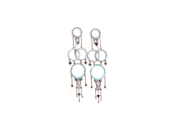 Dreamcatcher Crystals Earrings