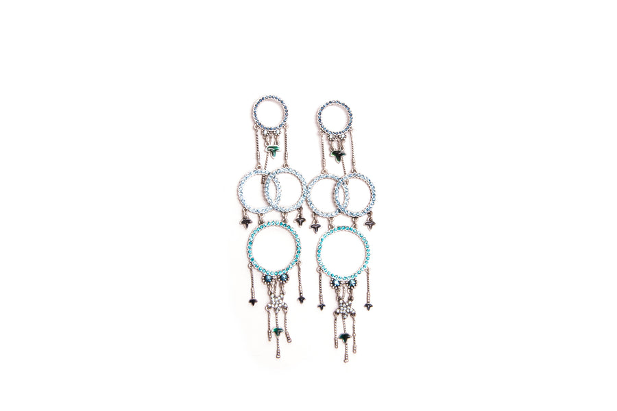 Dreamcatcher Crystals Earrings