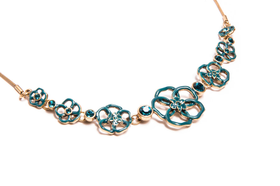 Capri Meld in Blue with crystals