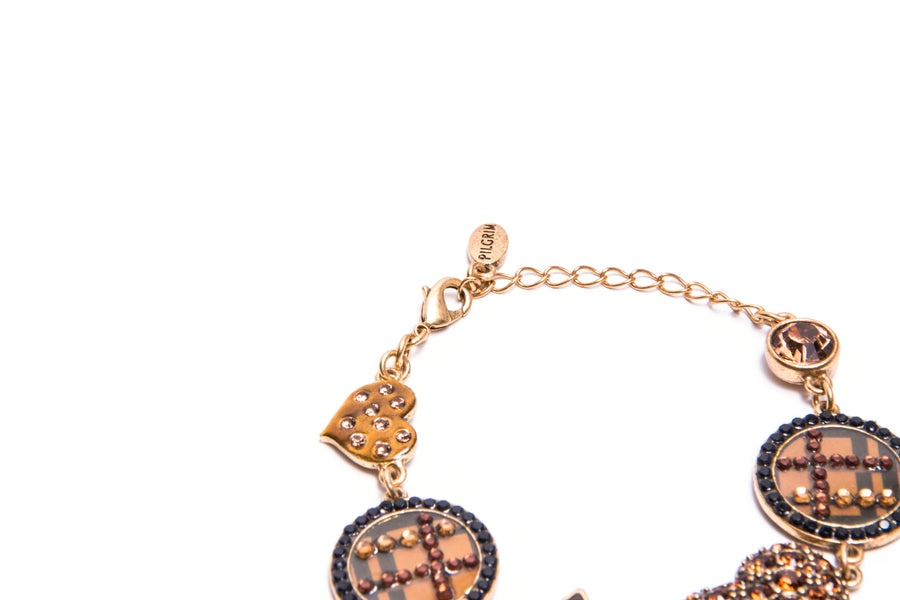 Pave Heart Crystal Bracelet