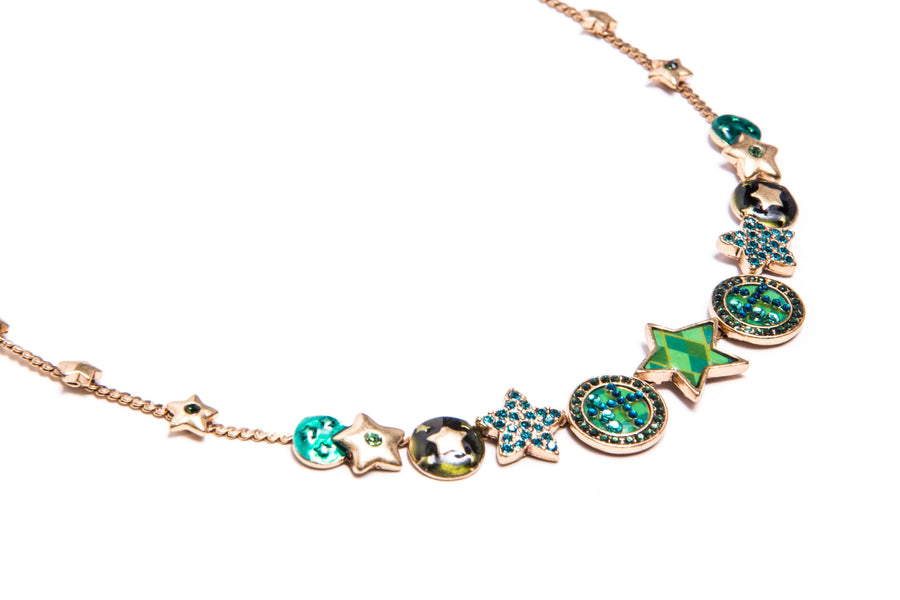 Crystal Stars Necklace – Itosca- All Rights Reserved